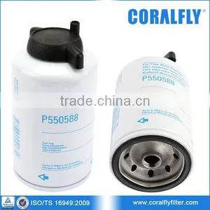 With Drain Secondary Spin-on Fuel Filter P550588 thumbnail-1