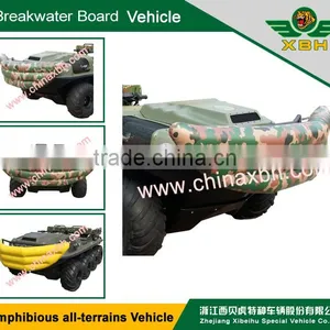 XBH 8X8-2A Jet Propelled Vehicle Floating Water 4 Stroke Vehicle Crossing River Car thumbnail-1