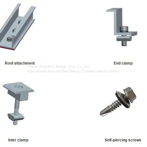 Railless Metal Sheet Mounting System the Most Economical Solution for Trapezoidal Tin Roof thumbnail-2
