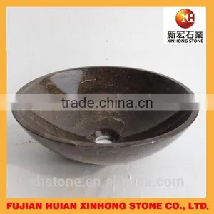 Natural Stone Yellow Jade Marble Basin for Decoration thumbnail-3
