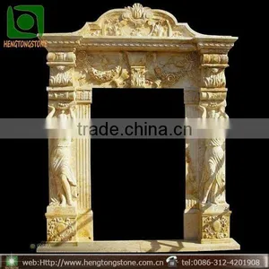 Decorative Marble Door Frame With Statue Design thumbnail-1