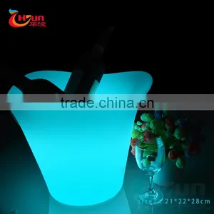 Any Size of Led Ice Bucket Use Night Club& Bar Led Lighting Ice Bucket/led Plastic Rechargeable Ice Bucket thumbnail-1