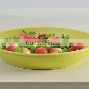 Anhui Green Bamboo Fiber Round Plate thumbnail-1