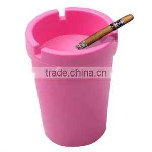 Supply Large Capacity Double Candy Color Ashtray thumbnail-1