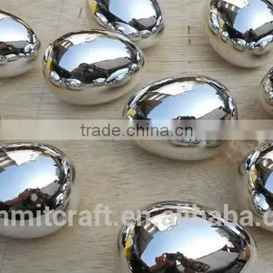 Decorative Ceremic Silver Artificial Egg thumbnail-3