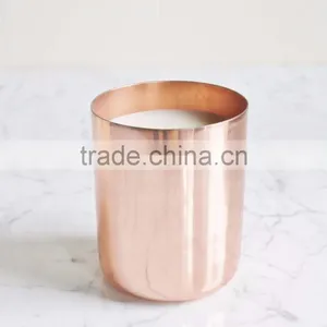 100% PURE COPPER CANDLE JAR, FANCY COPPER CANDLE CONTAINER thumbnail-1