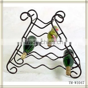 Floor Standing Metal Wire Wine Rack thumbnail-1
