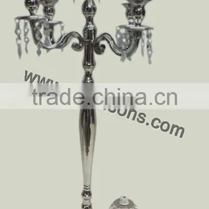 Silver Candelabra's ,AluminumCandelabra's for Weddings,Aluminum Candelabrafor Home Decorations thumbnail-1