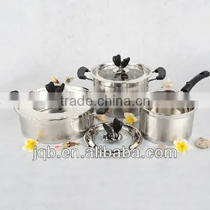 18/10 Stainless Steel Cookware Set Cooking Pot Set thumbnail-1