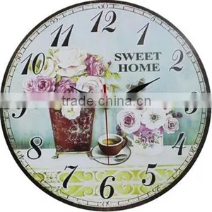 Decorative Wholesale Wooden Wall Clock thumbnail-1