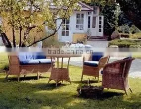 PE Rattan Sofa Set With Round Table Garden Furniture thumbnail-1