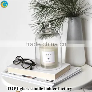 Unique Crystal Glass Clear Candlestick thumbnail-2
