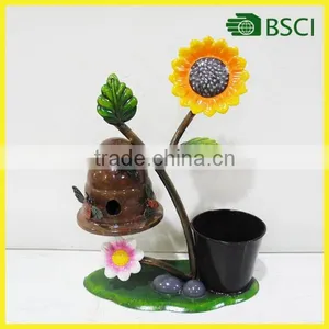 2016 Special Design Birdhouse Wholesale Wire Planter Baskets thumbnail-1