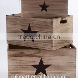 Children Toy Wooden Storage Box thumbnail-2