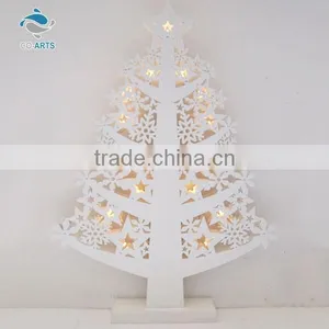 Good Quality Holiday Decoration White Battery Charge Tree Light Wood thumbnail-1