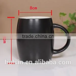 Promotional Matt Ceramic Mug With Customized Logo, Solid Color Glazed Cheap Mug thumbnail-2