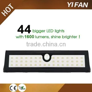 44 Led Weatherproof Solar Powered Led Sensor Light Outdoor Solar Garden Light Led Wall Light thumbnail-2
