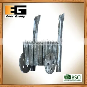 Home Decration Indoor Wooden Carts for Flower thumbnail-1