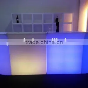 Modern 16 Colors Changing Party Used Nightclub Furniture Bar Counter Design With a Ice Bucket thumbnail-4