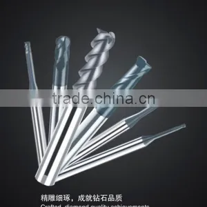 High Quality Straight Shank Carbide Tungsten Spiral End Mill,CNC Tool Bits thumbnail-1