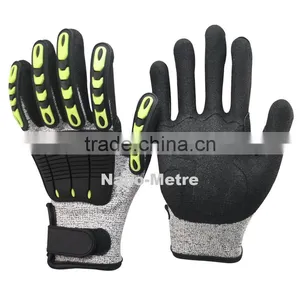 NMSAFETY 2016 Industrial Safety Gloves TPR Impact Resistant Mechanic Gloves thumbnail-1