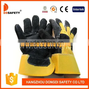 DDSAFETY 2017 With 5Years Experience Working Gloves Cow Split Leather Safety Glove thumbnail-1