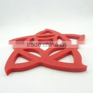Five Star Shaped Anti-slip Silicone Table Mat Heat Resiatant Mat thumbnail-2