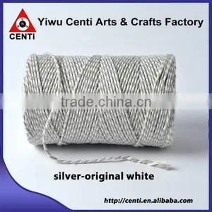 High Quality Double Colour Original Cotton Gift Packing Rope Bakers Twine thumbnail-1