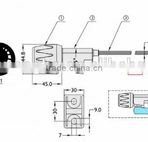 Galvanized Wire Conductor Material and PVC Insulation Material Recliner Cable in High Quality thumbnail-2