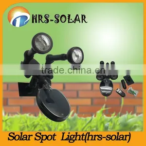 HRS High Quality Solar Spotlight Outdoor LED Solar Spot Light thumbnail-1