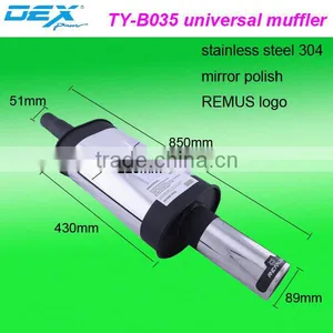 Auto Spare Tuning Racing Car Universal Exhaust Muffler Tip thumbnail-1