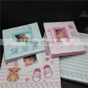 Pink Photo Albums for Children's Childhood, Paper Cover 8"x8" Scrapbook Album thumbnail-5