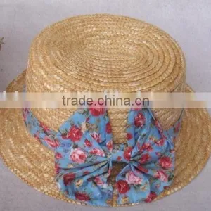 Ladies' Straw Hat With Bow thumbnail-1