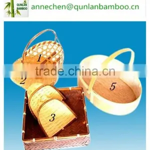 Woven Bamboo Basket thumbnail-1