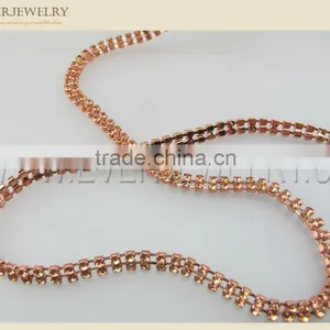 Colour Rhinestone Cup Chain thumbnail-1
