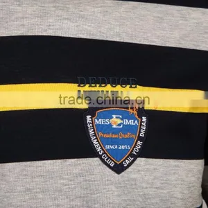 Mens Bulk Sale Plain Stripe Cotton t Shirt thumbnail-3