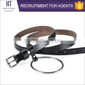 Latest Design Fashion Women Alloy Pin Buckle Belts Hot Sale Popular Casual Genuine Split Cow Leather Belt For Ladies thumbnail-2