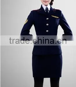 2014 Latest Airline Uniform, Police Uniform, Stewardess Uniform thumbnail-5