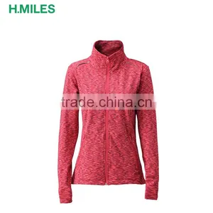 Custom Zip-up Slim Windbreaker Sport Long Sleeve Womens Running Jacket thumbnail-1