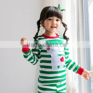 New Fashion Children's Clothing Sets Kids Christmas Striped Pajamas thumbnail-1