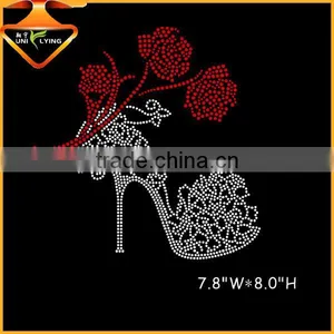 Fashion High Heeled Design Rhinestone Hotfix Transfer Wholesale in China thumbnail-5