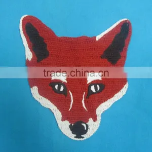 2014 Cute Custom Embroidered Animal Patches in Wolf Head Design thumbnail-1