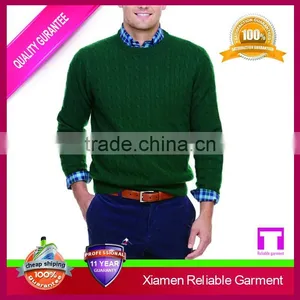 100% Cashmere Mens Latest Sweater Design/ Cashmere Men's Sweater thumbnail-3