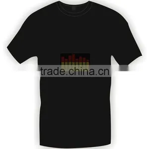 Customized el Sound Sensitive t Shirt With Your Logo thumbnail-1