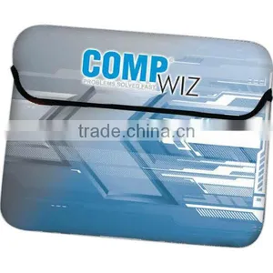 Sublimated Laptop Sleeve With All-over Print. Dimensions Are 12.25"h x 15.25"w. thumbnail-1