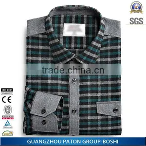 Latest Slim Fit Long Sleeve Plaid Shirts For Men Pictures Of Available Colors thumbnail-6