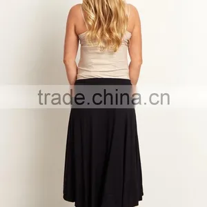 Latest Skirt Design Pictures Women Trend hi Low Maternity Skirt 2016 thumbnail-3
