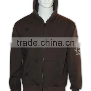 High Quality Slim Fit Zip up Ribbed Cheap Custom Logo Half Zip Hoodie thumbnail-2