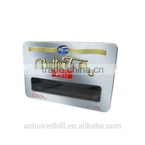 PROMOTION! Wholesale Custom Printed Cookie Tin Box, Rectangular Tin Tin Container, Tin Box thumbnail-1