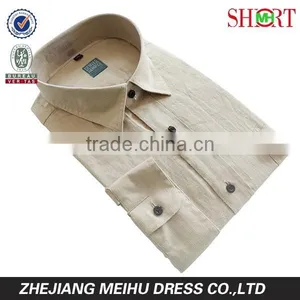 2016 Latest Comfortable Style White Linen Casual Shirts for Men thumbnail-1